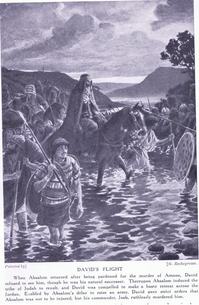 Davids Flucht von Georges Marie Rochegrosse